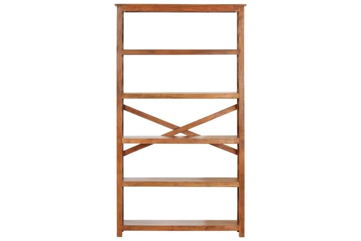 Bokhylla 100x30x180 Cm Massivt Akaciaträ Sheshamfinish 2 Bokhylla 100x30x180 Cm Massivt Akaciaträ Sheshamfinish - Bild 2