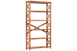 Bokhylla 100x30x180 Cm Massivt Akaciaträ Sheshamfinish 14 Bokhylla 100x30x180 Cm Massivt Akaciaträ Sheshamfinish -SONGMICS Försäljning bokhylla 100x30x180 cm massivt akaciatra sheshamfinish brun 4215452