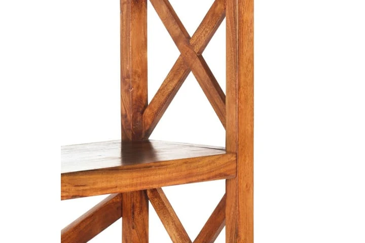 Bokhylla 100x30x180 Cm Massivt Akaciaträ Sheshamfinish 9 Bokhylla 100x30x180 Cm Massivt Akaciaträ Sheshamfinish - Bild 9