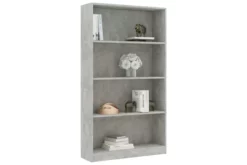 Bokhylla 4 Hyllor Betonggrå 80x24x142 Cm Spånskiva 9 Bokhylla 4 Hyllor Betonggrå 80x24x142 Cm Spånskiva -SONGMICS Försäljning bokhylla 4 hyllor betonggra 80x24x142 cm spanskiva gra 3744719
