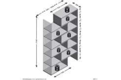Bokhylla Adelina 84 Cm -SONGMICS Försäljning bokhylla adelina 84 cm vit 3608917