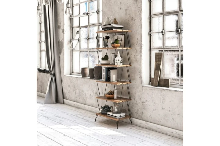 Bokhylla Balaban 48x31 Cm 5 Hyllor 2 Bokhylla Balaban 48x31 Cm 5 Hyllor - Bild 2