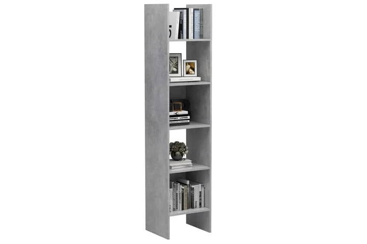 Bokhylla Betonggrå 40x35x180 Cm Spånskiva 4 Bokhylla Betonggrå 40x35x180 Cm Spånskiva - Bild 4