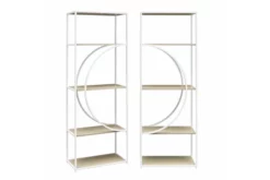 Bokhylla Cambridge 60,9x33,4 Cm Vit -SONGMICS Försäljning bokhylla cambridge 609x334 cm vit queer eye 4960634