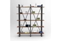 Bokhylla Dewat 34x155 Cm 8 Bokhylla Dewat 34x155 Cm -SONGMICS Försäljning bokhylla dewat 34x155 cm teak 3693010