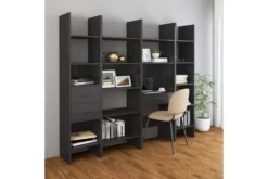 Bokhylla Grå Högglans 40x35x180 Cm Spånskiva 12 Bokhylla Grå Högglans 40x35x180 Cm Spånskiva -SONGMICS Försäljning bokhylla gra hogglans 40x35x180 cm spanskiva gra 3750706