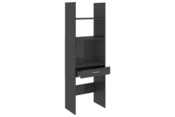 Bokhylla Grå Högglans 60x35x180 Cm Spånskiva -SONGMICS Försäljning bokhylla gra hogglans 60x35x180 cm spanskiva gra 4217442