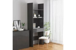 Bokhylla Grå Högglans 60x35x180 Cm Spånskiva -SONGMICS Försäljning bokhylla gra hogglans 60x35x180 cm spanskiva gra 4217444