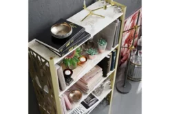 Bokhylla Hedeskoga -SONGMICS Försäljning bokhylla hedeskoga guld 4215196