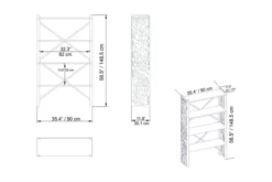 Bokhylla Hedeskoga -SONGMICS Försäljning bokhylla hedeskoga guld 4215199
