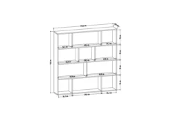 Bokhylla Hodbi 145x25 Cm -SONGMICS Försäljning bokhylla hodbi 145x25 cm vitmorkbrun 3207863