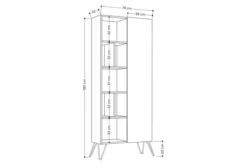 Bokhylla Intagan 7 Bokhylla Intagan -SONGMICS Försäljning bokhylla intagan vit 4215194