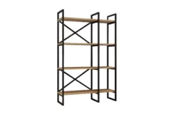 Bokhylla Lannia 30x88 Cm Dubbel 4 Hyllor