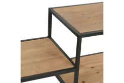 Bokhylla Massiv Furu Och Stål 90,5x35x180 Cm 14 Bokhylla Massiv Furu Och Stål 90,5x35x180 Cm -SONGMICS Försäljning bokhylla massiv furu och stal 905x35x180 cm svart 3609616