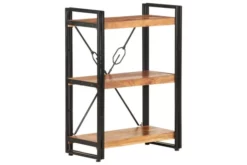 Bokhylla Med 3 Hyllplan 60x30x80 Cm Massivt Akaciaträ -SONGMICS Försäljning bokhylla med 3 hyllplan 60x30x80 cm massivt akaciatra brun 3750692