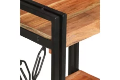 Bokhylla Med 3 Hyllplan 60x30x80 Cm Massivt Akaciaträ -SONGMICS Försäljning bokhylla med 3 hyllplan 60x30x80 cm massivt akaciatra brun 3750694