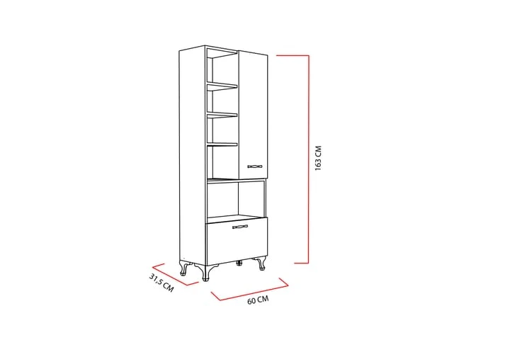 Bokhylla Pangler 4 Bokhylla Pangler - Bild 4