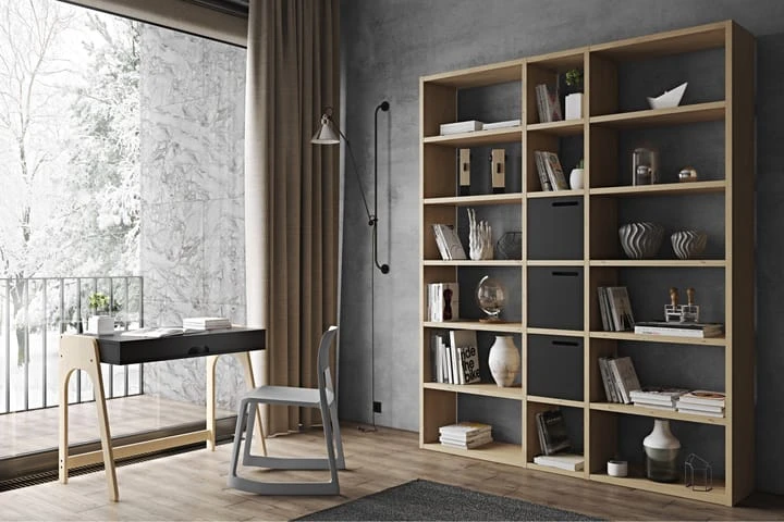 Bokhylla Pombal 182 Cm Ek 2 Bokhylla Pombal 182 Cm Ek - Bild 2