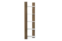 Bokhylla Reeta 45x26 Cm 5 Hyllor 8 Bokhylla Reeta 45x26 Cm 5 Hyllor -SONGMICS Försäljning bokhylla reeta 45x26 cm 5 hyllor morkbrunvit 4217579