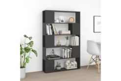 Bokhylla Rumsavdelare Grå 100x24x155 Cm Spånskiva -SONGMICS Försäljning bokhylla rumsavdelare gra 100x24x155 cm spanskiva gra 4223607