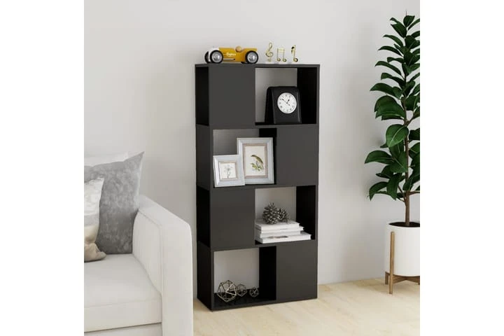 Bokhylla Rumsavdelare Vit Högglans 60x24x124,5 Cm 6 Bokhylla Rumsavdelare Vit Högglans 60x24x124,5 Cm - Bild 6