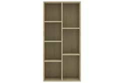 Bokhylla Grå Högglans 50x25x106 Cm Spånskiva 8 Bokhylla Grå Högglans 50x25x106 Cm Spånskiva -SONGMICS Försäljning bokhylla sonoma ek 50x25x106 cm spanskiva brun 3745284