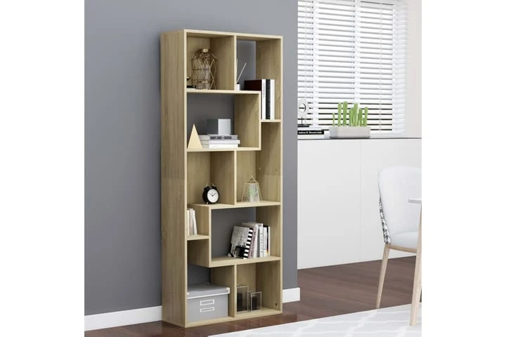 Bokhylla Vit Högglans 67x24x161 Cm Spånskiva 10 Bokhylla Vit Högglans 67x24x161 Cm Spånskiva - Bild 10