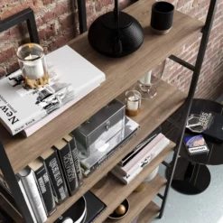 Bokhylla Storklinten -SONGMICS Försäljning bokhylla storklinten brun 2189015