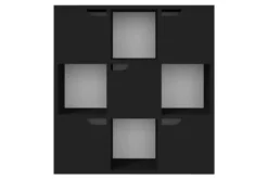 Bokhylla Svart 88,5x27,5x88 Cm Spånskiva -SONGMICS Försäljning bokhylla svart 885x275x88 cm spanskiva svart 4221318