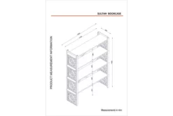 Bokhylla Tessie 9 Bokhylla Tessie -SONGMICS Försäljning bokhylla tessie valnot 4212649