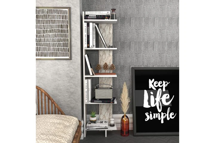 Bokhylla Urgby 45,2x180 Cm 2 Bokhylla Urgby 45,2x180 Cm - Bild 2