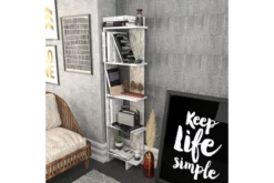 Bokhylla Urgby 45,2x180 Cm 8 Bokhylla Urgby 45,2x180 Cm -SONGMICS Försäljning bokhylla urgby 452x180 cm vit 4936519