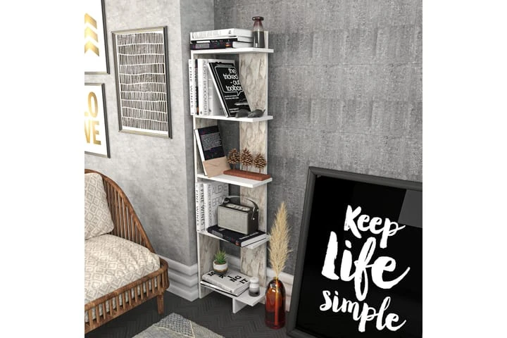 Bokhylla Urgby 45,2x180 Cm 4 Bokhylla Urgby 45,2x180 Cm - Bild 4