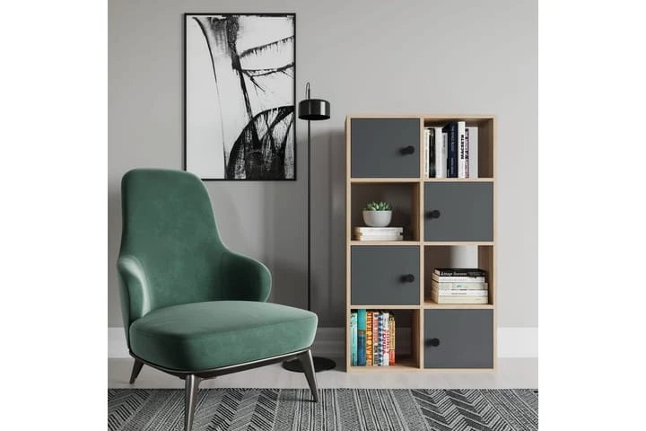 Bokhylla Urgby 72x123,4 Cm 2 Bokhylla Urgby 72x123,4 Cm - Bild 2