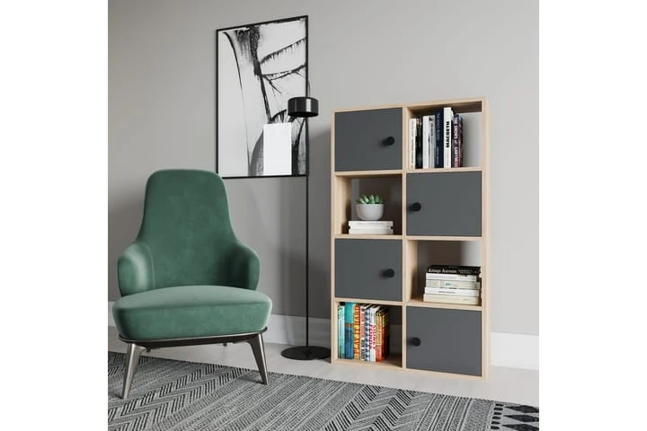 Bokhylla Urgby 72x123,4 Cm 3 Bokhylla Urgby 72x123,4 Cm - Bild 3