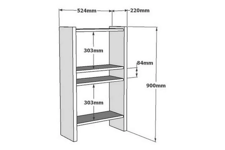 Bokhylla Violaceae 52,4x90 Cm 4 Bokhylla Violaceae 52,4x90 Cm - Bild 4