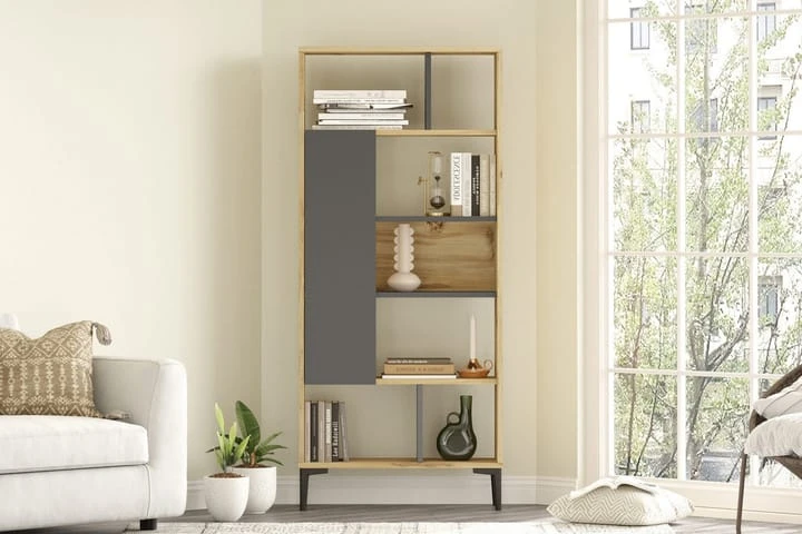 Bokhylla Violaceae 72x163,3 Cm 1 Bokhylla Violaceae 72x163,3 Cm