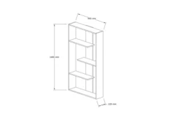 Bokhylla Violaceae 90x160 Cm 7 Bokhylla Violaceae 90x160 Cm -SONGMICS Försäljning bokhylla violaceae 90x160 cm brun 4936322