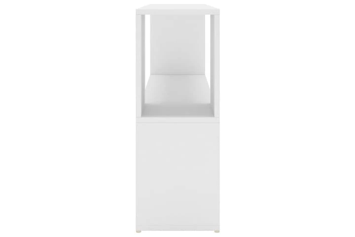 Bokhylla Grå Högglans 100x24x63 Cm Spånskiva 4 Bokhylla Grå Högglans 100x24x63 Cm Spånskiva - Bild 4