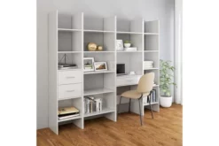 Bokhylla Vit Högglans 60x35x180 Cm Spånskiva 12 Bokhylla Vit Högglans 60x35x180 Cm Spånskiva -SONGMICS Försäljning bokhylla vit hogglans 60x35x180 cm spanskiva vit 4217475