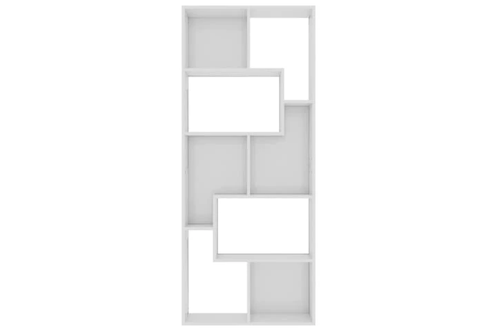 Bokhylla Vit Högglans 67x24x161 Cm Spånskiva 3 Bokhylla Vit Högglans 67x24x161 Cm Spånskiva - Bild 3
