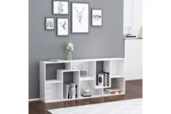 Bokhylla Vit Högglans 67x24x161 Cm Spånskiva 17 Bokhylla Vit Högglans 67x24x161 Cm Spånskiva -SONGMICS Försäljning bokhylla vit hogglans 67x24x161 cm spanskiva vit 3745330