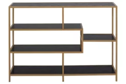 Bokhylla Walmon 114x35 Cm 3 Hyllor 10 Bokhylla Walmon 114x35 Cm 3 Hyllor -SONGMICS Försäljning bokhylla walmon 114x35 cm 3 hyllor svart 3751263