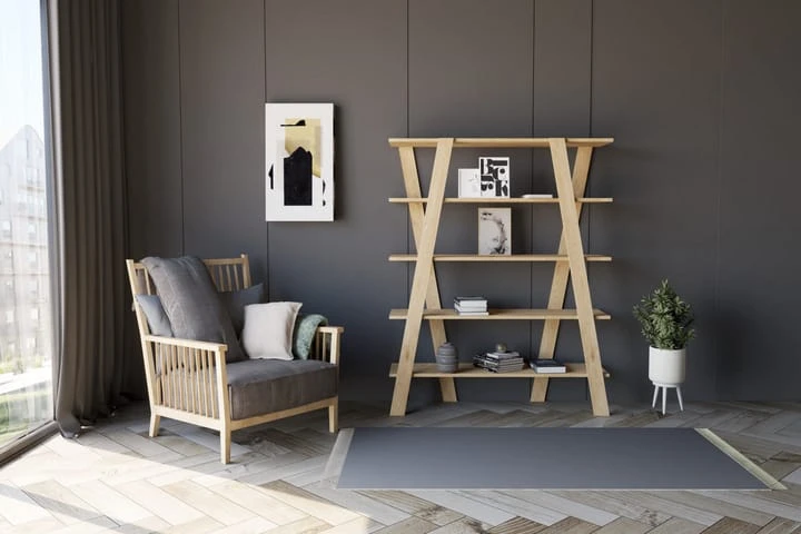 Bokhylla Zakkum 120x150 Cm 4 Bokhylla Zakkum 120x150 Cm - Bild 4