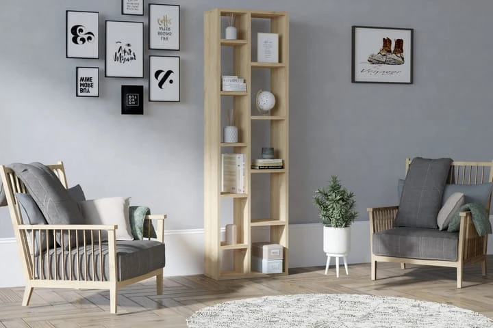 Bokhylla Zakkum 45x150 Cm 2 Bokhylla Zakkum 45x150 Cm - Bild 2