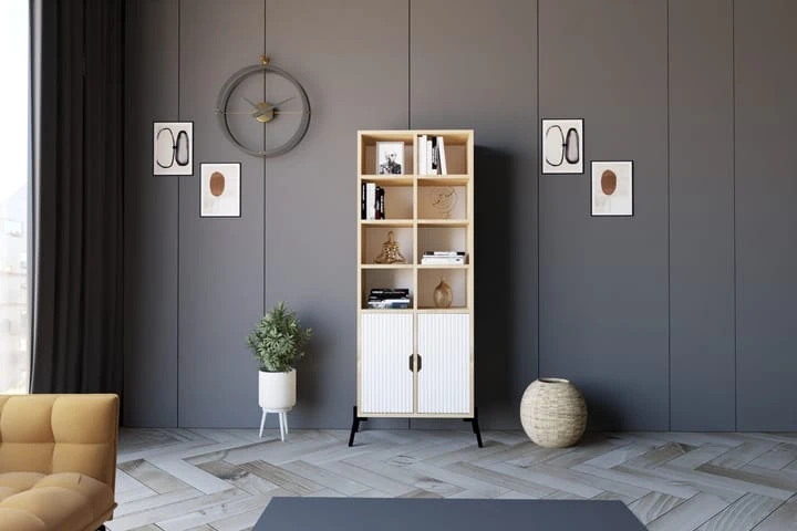 Bokhylla Zakkum 58,6x160 Cm 2 Bokhylla Zakkum 58,6x160 Cm - Bild 2