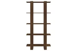 Bokhylla/rumsavdelare Brun Ek 80x30x160 Cm Spånskiva -SONGMICS Försäljning bokhyllarumsavdelare brun ek 80x30x160 cm spanskiva brun 4935400