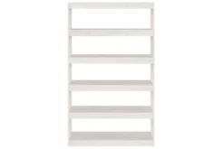 Bokhylla/Rumsavdelare 100x30x167,5 Cm Furu 11 Bokhylla/Rumsavdelare 100x30x167,5 Cm Furu -SONGMICS Försäljning bokhyllarumsavdelare vit 100x30x1675 cm furu vit 4934634