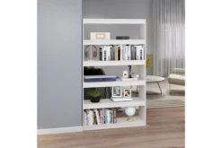 Bokhylla/Rumsavdelare 100x30x167,5 Cm Furu 15 Bokhylla/Rumsavdelare 100x30x167,5 Cm Furu -SONGMICS Försäljning bokhyllarumsavdelare vit 100x30x1675 cm furu vit 4934638