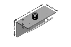 FMD Hatthylla 72x29,3x34,5cm Betonggrå 5 FMD Hatthylla 72x29,3x34,5cm Betonggrå -SONGMICS Försäljning fmd hatthylla 72x293x345cm betonggra gra 1800374